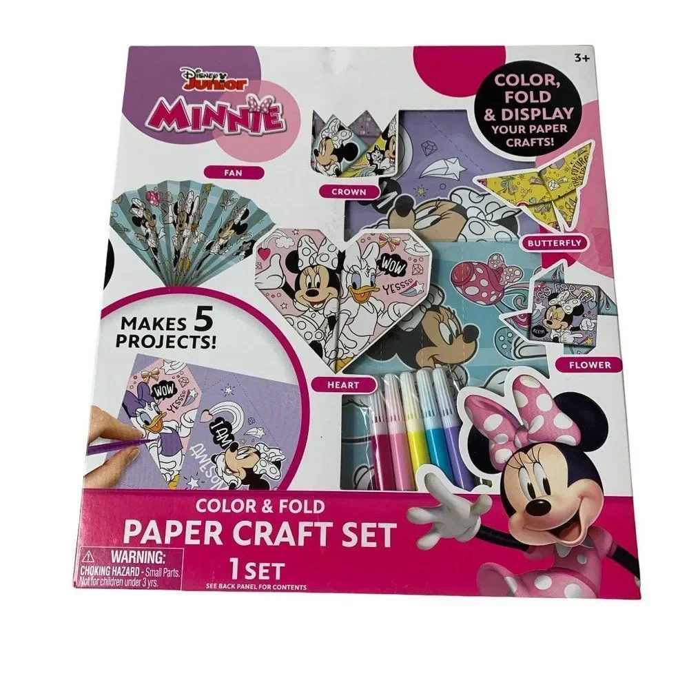 Disney Junior Minnie Mouse 3 Piece Craft Gift Set - Buy 4 Items Get 25% Off - Picture 2 of 7